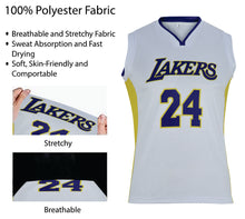 Load image into Gallery viewer, Basketball Uniform Yellow/White