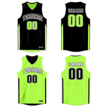 Load image into Gallery viewer, Custom Reversible Basketball Uniforms Green/Black