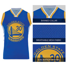 Load image into Gallery viewer, Basketball Uniform Blue